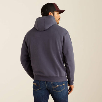 Ariat Longhorn Hoodie Odyssey Grey