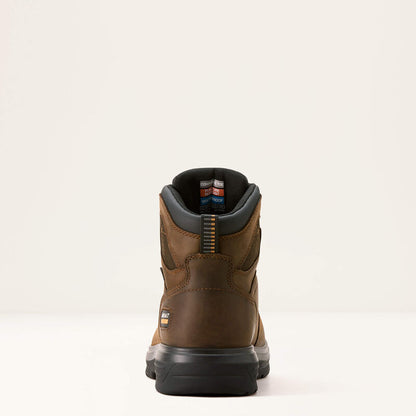 Ariat Turbo 6" Rich Brown CSA Waterproof Carbon Toe Waterproof Work Boot EH