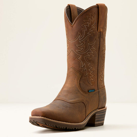 Ariat Hybrid Roughstock Square Toe Brown Waterproof