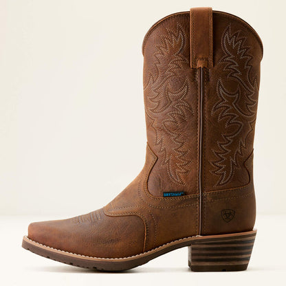 Ariat Hybrid Roughstock Square Toe Brown Waterproof