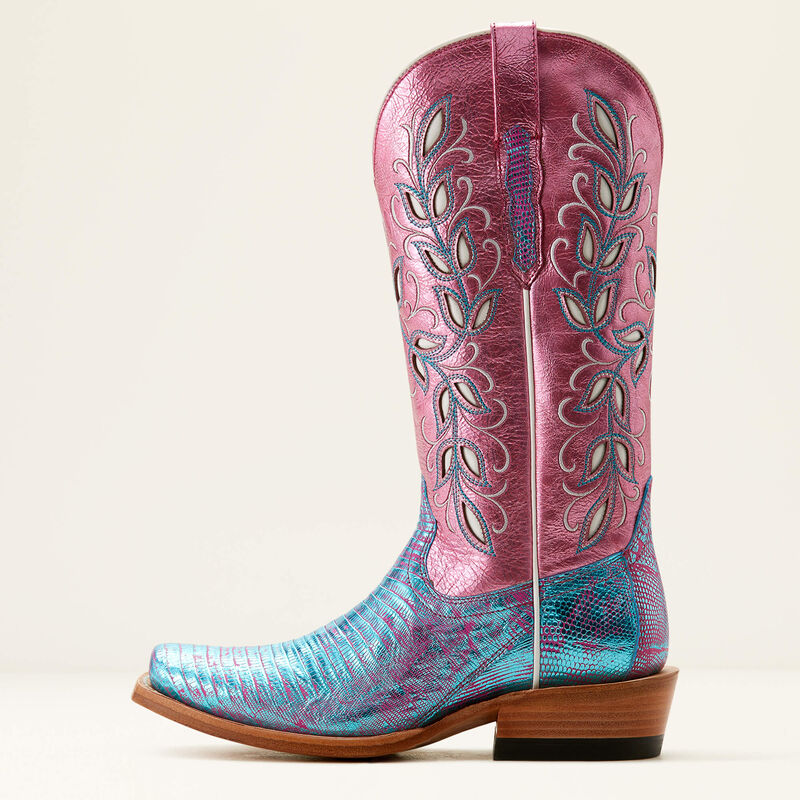 Ariat Futurity Silk Turquoise Shimmer Lizard