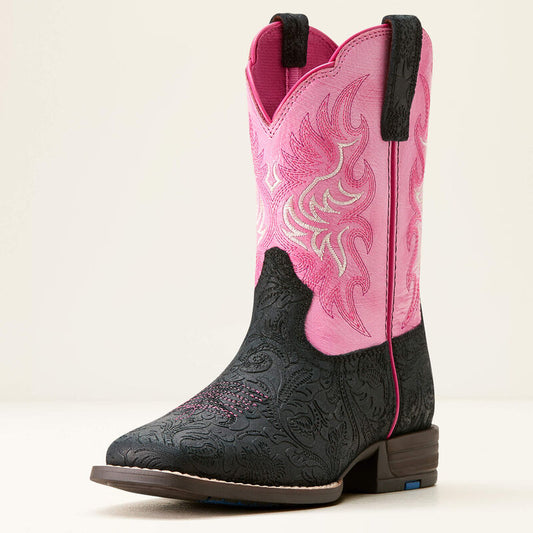 Ariat Outrider Black Floral / Pink