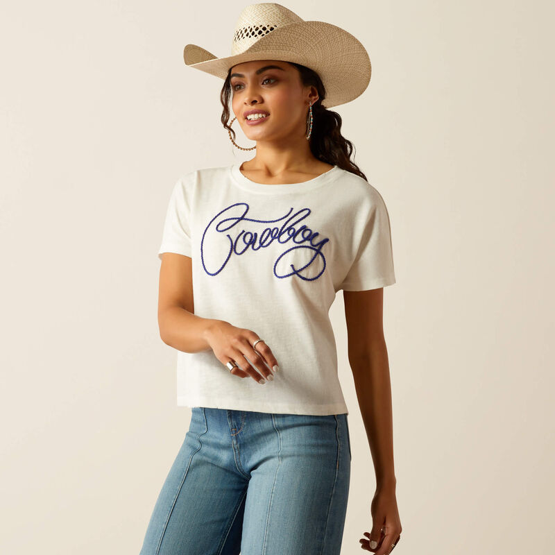 Ariat Cowboy Tee Cloud Dancer