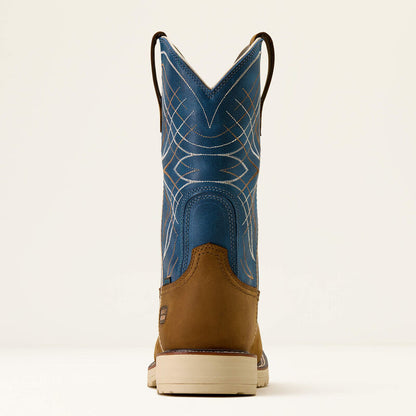 Ariat Activator Waterproof Work Boot Dusted Brown/Basin Blue