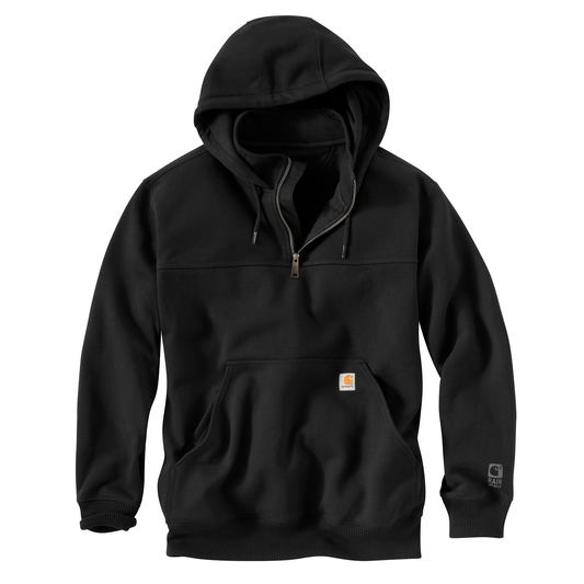 Carhartt Rain Defender Heavy Weight Quarter Zip Hoodie Black