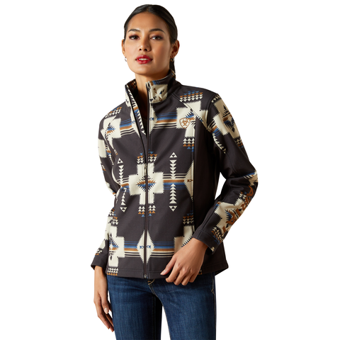 Ariat Logo Softshell Jacket Thornstone Print