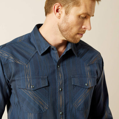 Ariat Hansen Retro Fit Shirt Navy Chambray