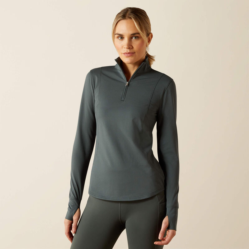 Ariat Gridwork 2.0 1/4 Zip Baselayer Urban Chic