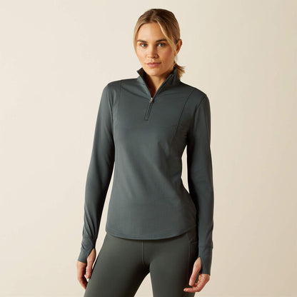 Ariat Gridwork 2.0 1/4 Zip Baselayer Urban Chic