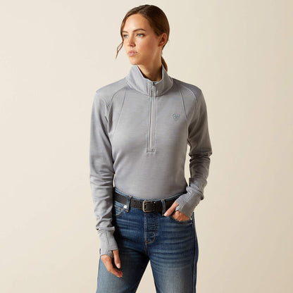 Ariat Team EQ 1/2 Zip Pullover Alloy Heather