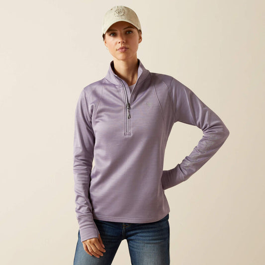 Ariat Team EQ 1/2 Zip Pullover Purple Ash