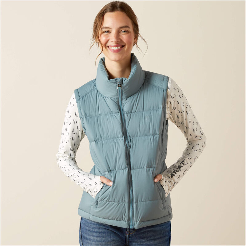 Ariat Ladies Ultrapuff Down Vest Steel Sage