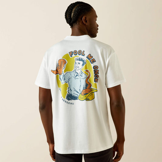 Ariat x Sendero Fool Me Once T-Shirt White