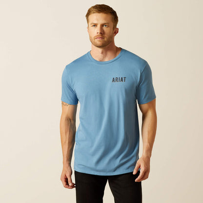 Ariat Ariat Blazing Saddle T-Shirt Coronet Blue
