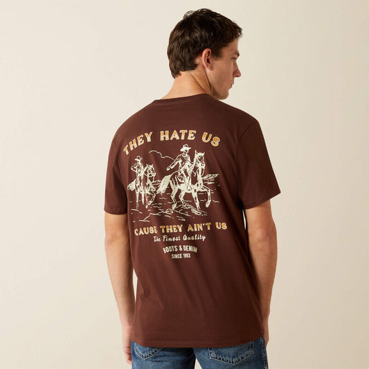 Ariat Haters Club T-Shirt Deep Mahogany
