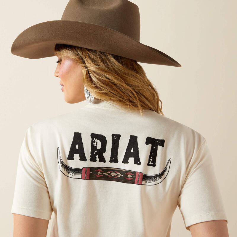 Ariat Bull Horns T-Shirt Natural