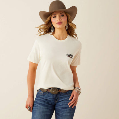 Ariat Bull Horns T-Shirt Natural