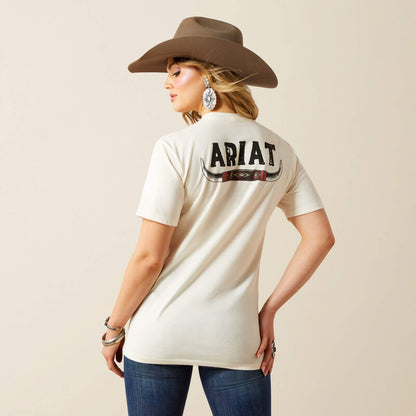 Ariat Bull Horns T-Shirt Natural