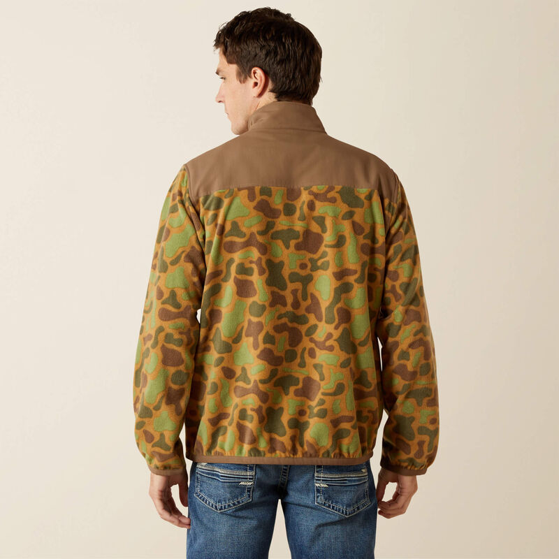 Ariat Basis Fleece Sweater Khaki Camo