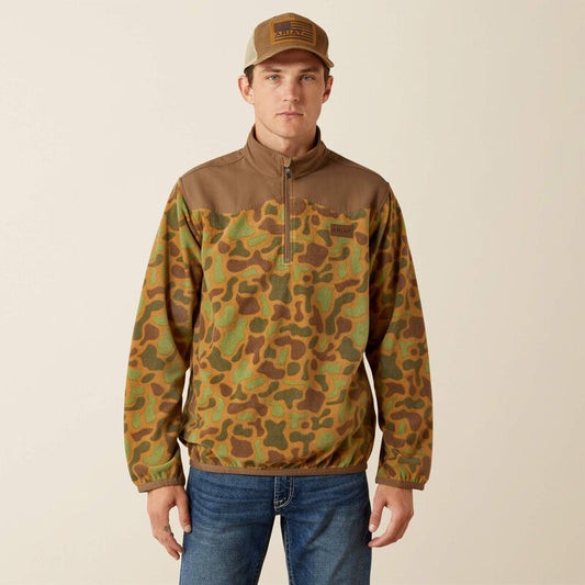 Ariat Basis Fleece Sweater Khaki Camo