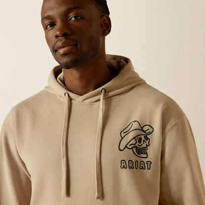 Ariat Drinking Buddies Hoodie Beige