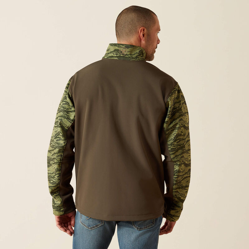 Ariat Logo Softshell Jacket Earth Green Camo