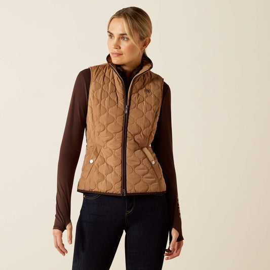 Ariat Ladies Ashley 2.0 Insulated Vest Tiger's Eye