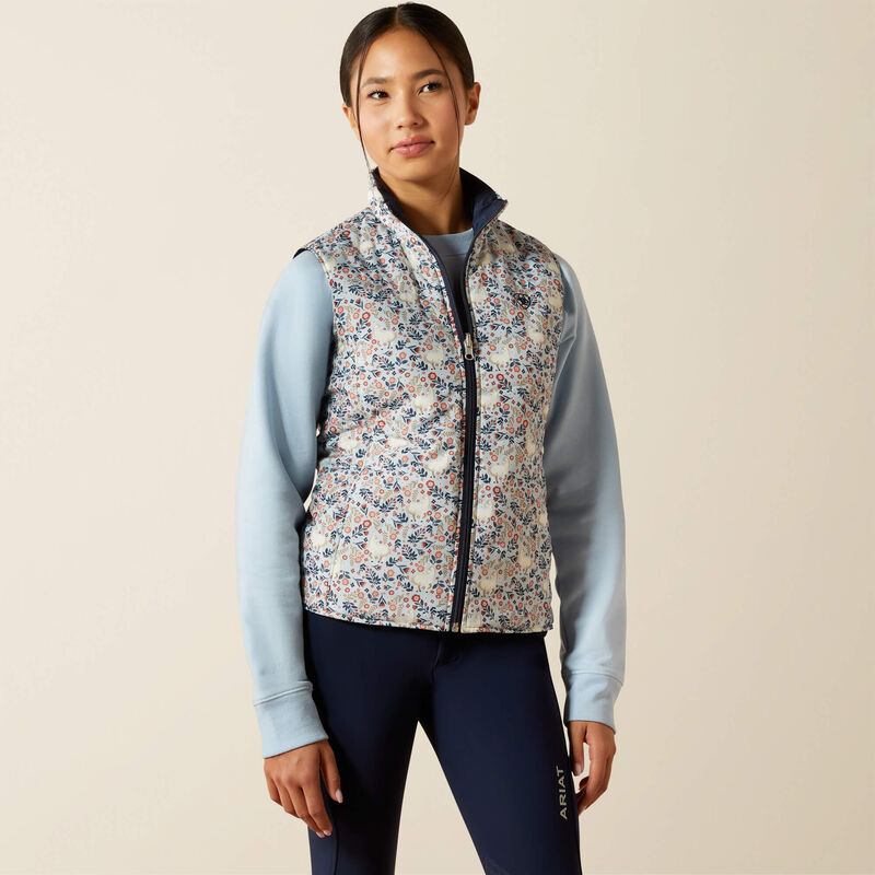 Ariat Bella Reversible Insulated Vest Posey Pony Print
