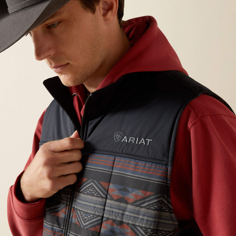 Ariat Crius Vest Smoked South Western/Rust