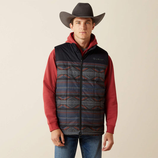 Ariat Crius Vest Smoked South Western/Rust