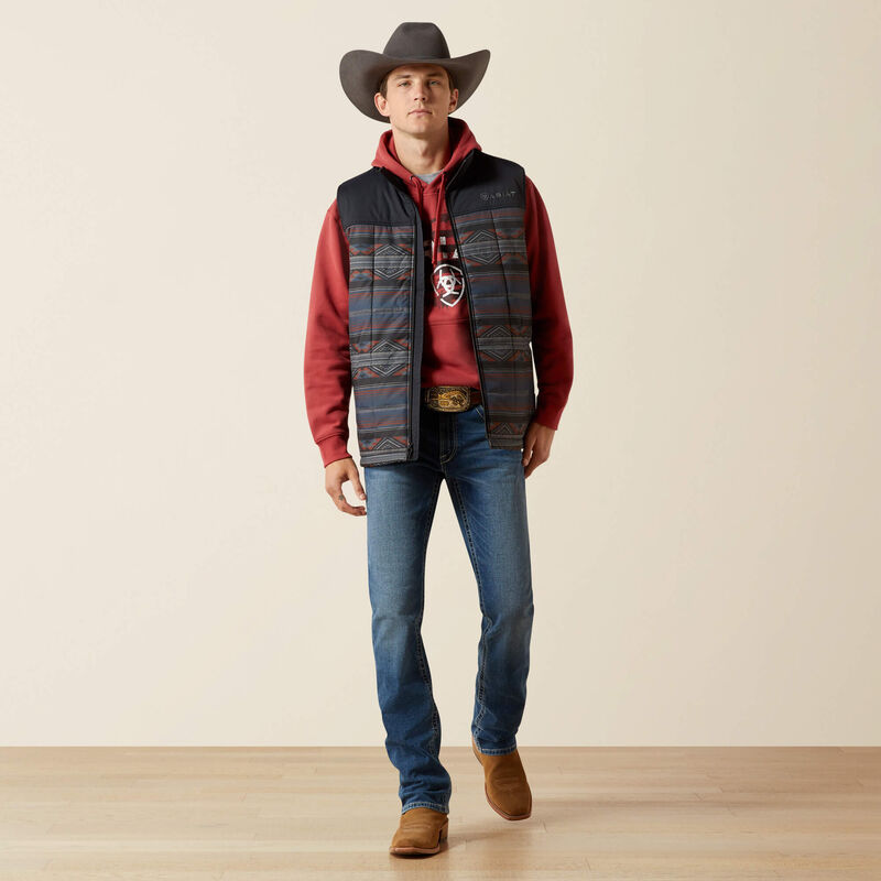 Ariat Crius Vest Smoked South Western/Rust
