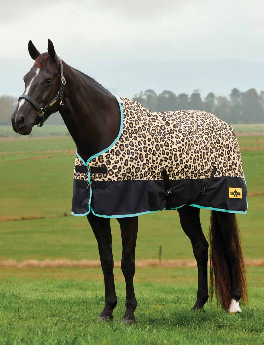 Saxon Defiant 600D Standard Neck 200g Leopard Print
