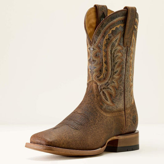 Ariat Rock Ridge Western Boot Saddle Brown Bison