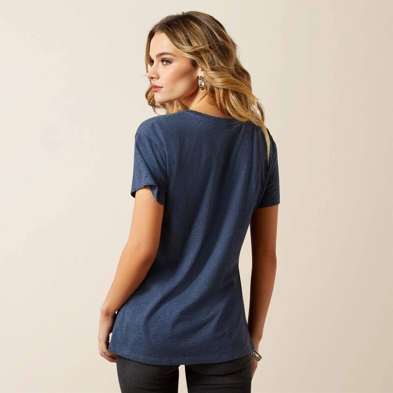 Ariat Bull Night Sky T-Shirt Navy Heather