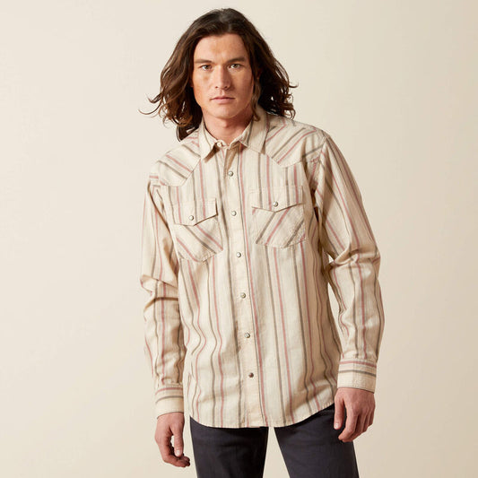 Ariat Hines Retro Fit Shirt Off White