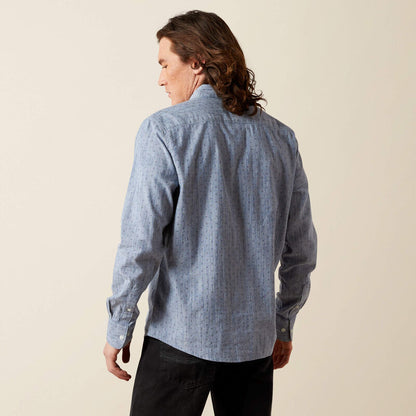 Ariat Macoy Modern Fit Shirt Chambray Blue