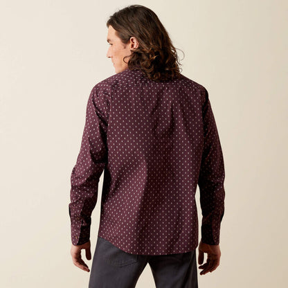 Ariat Maximus Modern Fit Shirt Cabernet