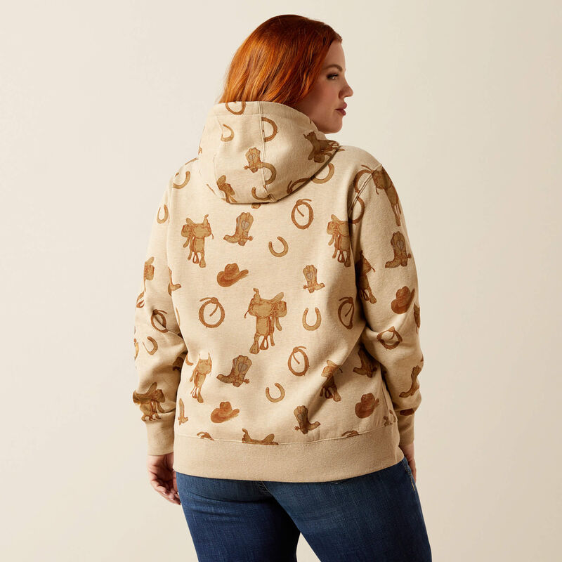Ariat Logo 2.0 Hoodie Savannah Tan Heather