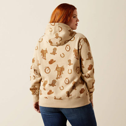 Ariat Logo 2.0 Hoodie Savannah Tan Heather