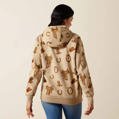 Ariat Logo 2.0 Hoodie Savannah Tan Heather