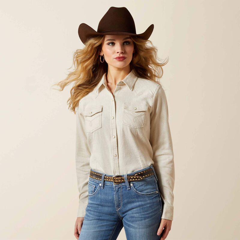 Ariat Papyrus Western Shirt Papyrus Cord
