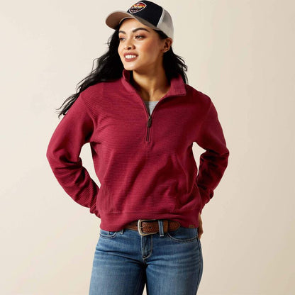 Ariat High Noon 1/2 Zip Pullover Beaujolais