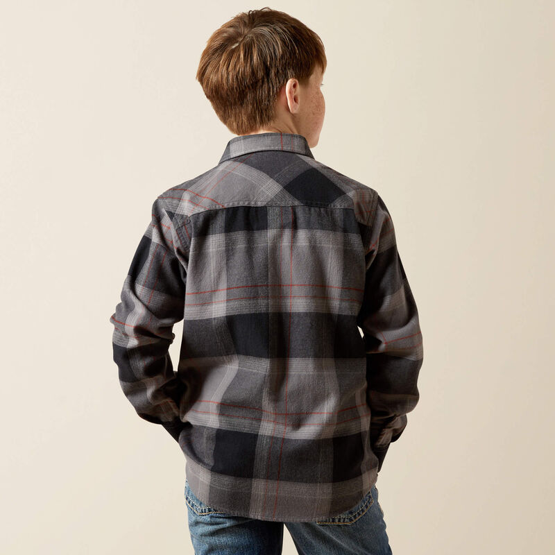 Ariat Hernandez Retro Classic Fit Shirt Dark Grey