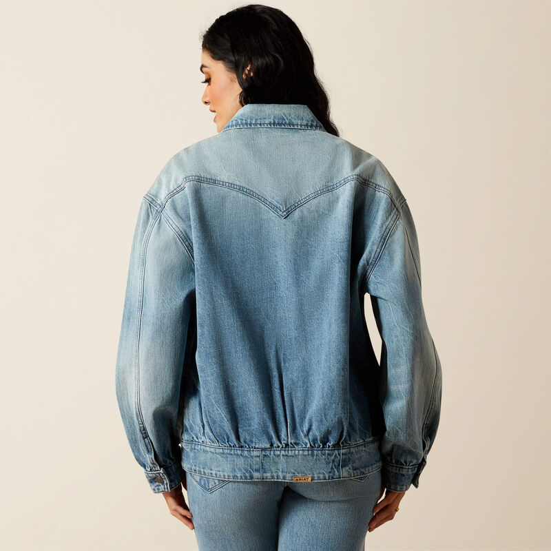 Ariat Cheyenne Denim Bomber Jacket Candy