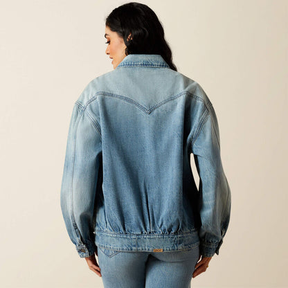 Ariat Cheyenne Denim Bomber Jacket Candy