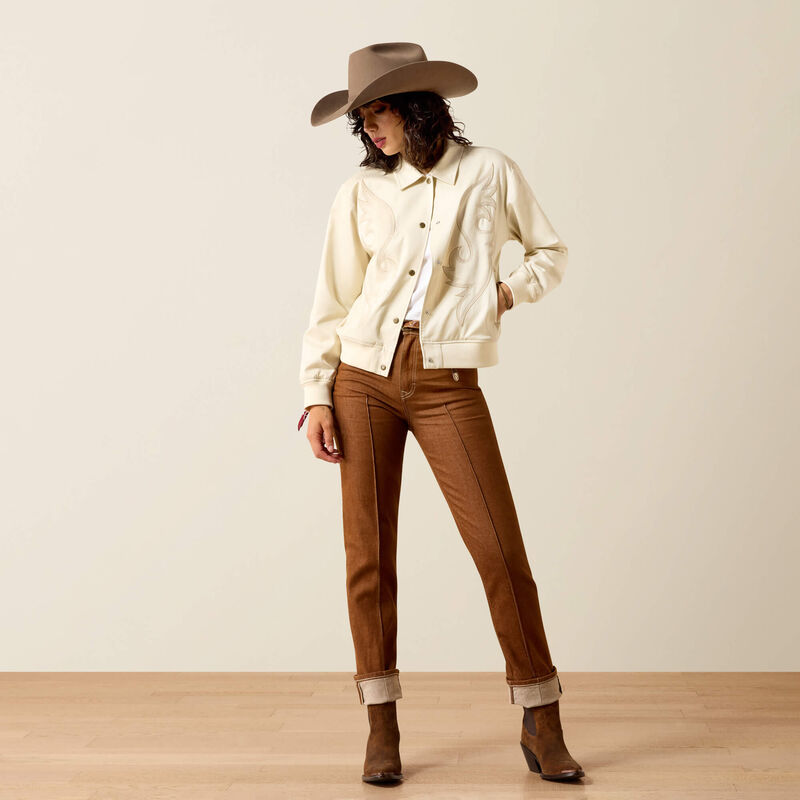 Ariat Ladies Vaquero Bomber Jacket Summer Sand