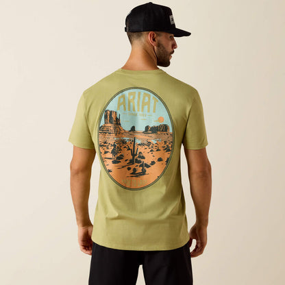 Ariat Mens Ariat Horse Without Name Classic Fit T Shirt Tent Green