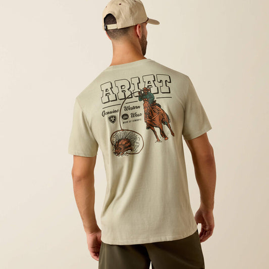 Ariat Mens Ariat Porcupine Posse Classic Fit T Shirt Elm