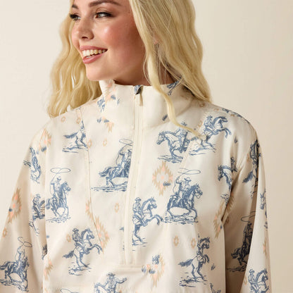 Ariat Ladies Whisper Pullover Jacket Southwest Rodeo