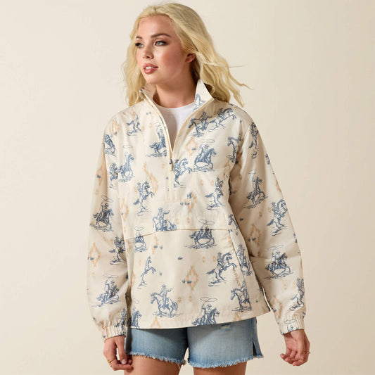 Ariat Ladies Whisper Pullover Jacket Southwest Rodeo